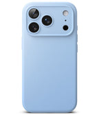 Dėklas Ringke Silicone Magnetic MagSafe iPhone 18 Pro Max, šviesiai mėlynas -- iPhone 18 Pro Max