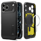 Dėklas Spigen Tough Armor T MagSafe iPhone 17 Pro Max / 18 Pro Max, juodas -- iPhone 17 Pro Max, iPhone 18 Pro Max