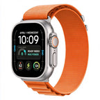 Dirželis Tech-Protect Nylon Pro Apple Watch 8 / 9 / 10 / 11 / 12 / SE / Ultra (44 / 45 / 46 / 49 mm), oranžinis -- Apple...