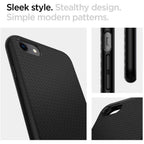 Spigen Skystis Air Case skirtas iPhone 7 / 8 / SE 2020 / SE 2022 - Black -- iPhone 7