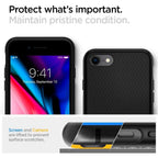 Spigen Skystis Air Case skirtas iPhone 7 / 8 / SE 2020 / SE 2022 - Black -- iPhone 7