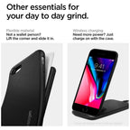 Spigen Skystis Air Case skirtas iPhone 7 / 8 / SE 2020 / SE 2022 - Black -- iPhone 7