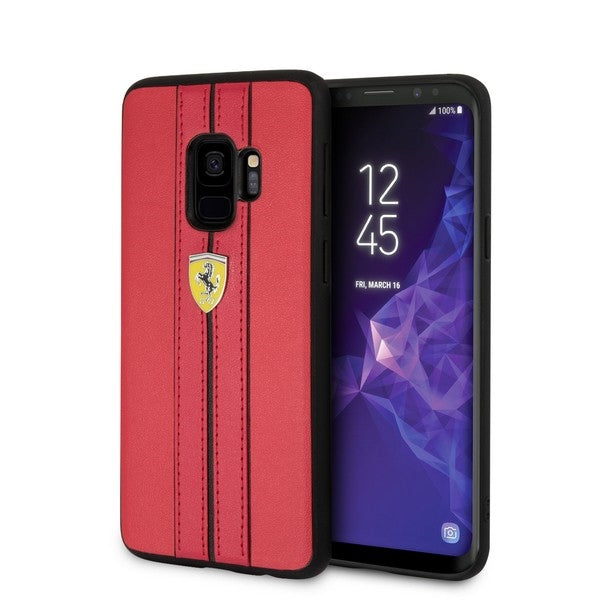 Ferrari Urban dėklas Samsung Galaxy S9 – raudonas -- Samsung Galaxy S9