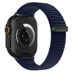 Dirželis Tech-Protect NylonLoop Apple Watch 8 / 9 / 10 / 11 / 12 / SE / Ultra (44 / 45 / 46 / 49 mm), tamsiai mėlynas --...