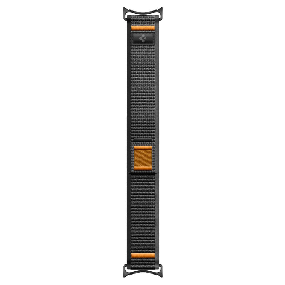 Dirželis Spigen Athlex Air Google Pixel Watch 1 / 2 / 3 / 4 / 5 (41 mm), juodas / oranžinis -- Pixel Watch (41 mm), Pixel...