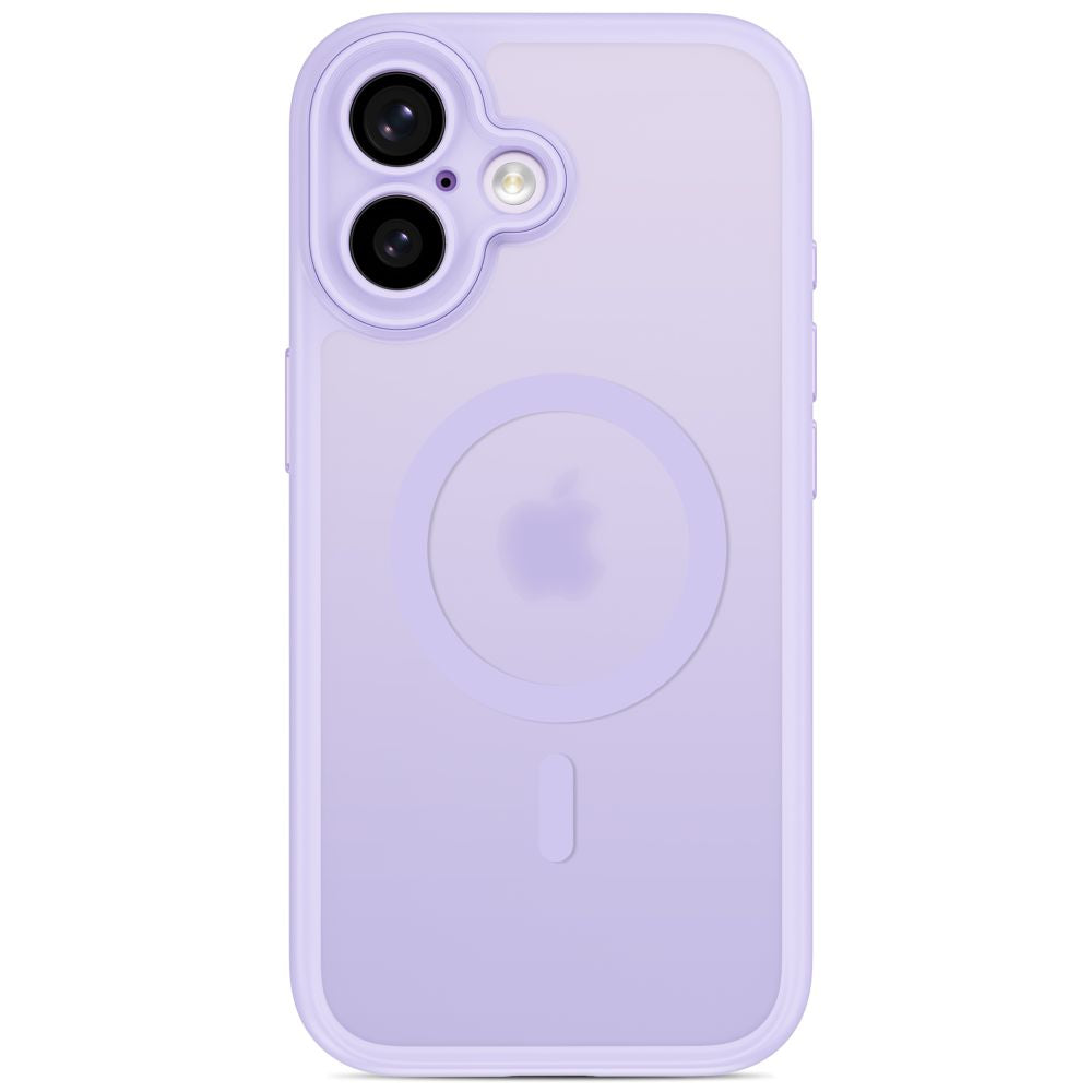 Dėklas Tech-Protect MagPeak MagSafe CC iPhone 17, matinis violetinis -- iPhone 17