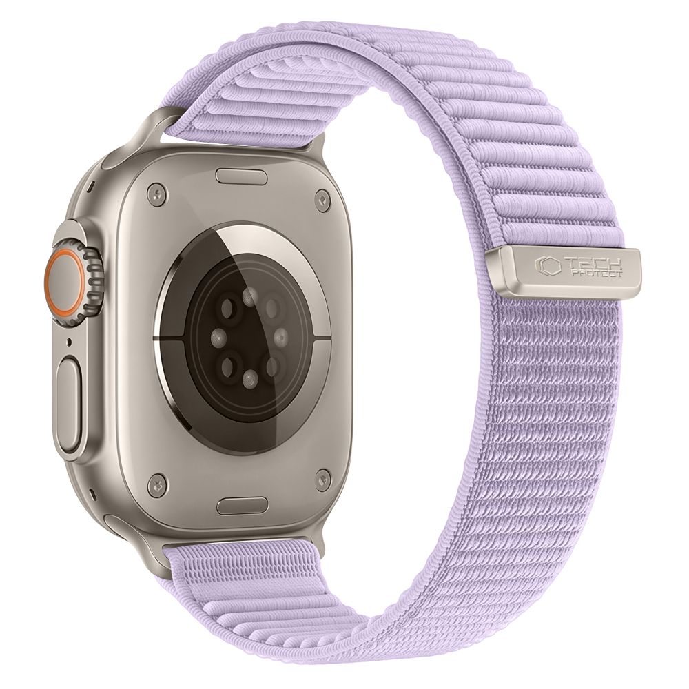 Dirželis Tech-Protect NylonLoop Apple Watch 8 / 9 / 10 / 11 / 12 / SE / Ultra (44 / 45 / 46 / 49 mm), violetinis -- Apple...