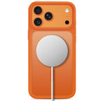 Dėklas Tech-Protect Magmat MagSafe CC iPhone 17 Pro / 18 Pro, matinis kosminis oranžinis -- iPhone 17 Pro, iPhone 18 Pro