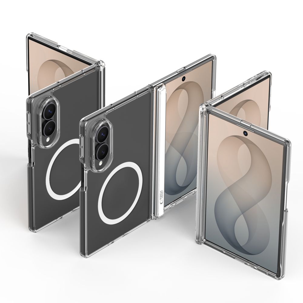 Dėklas Tech-Protect MagPeak MagSafe Samsung Galaxy Z Fold 8, skaidrus -- Galaxy Z Fold 8