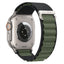 Dirželis Tech-Protect Nylon Pro Apple Watch 8 / 9 / 10 / 11 / 12 / SE / Ultra (44 / 45 / 46 / 49 mm), juodas / žalias --...