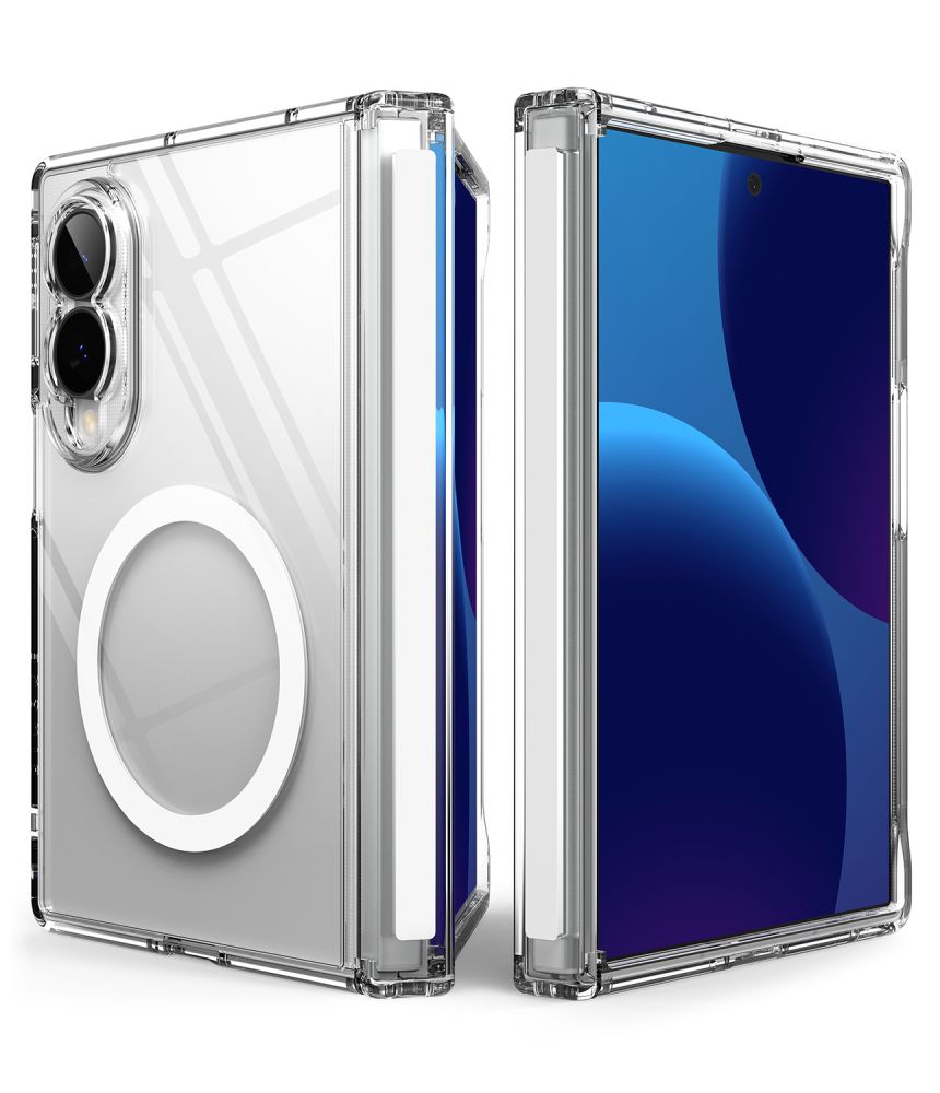 Dėklas Ringke Fusion Flap Magsafe Samsung Galaxy Z Fold 8, skaidrus -- Galaxy Z Fold 8
