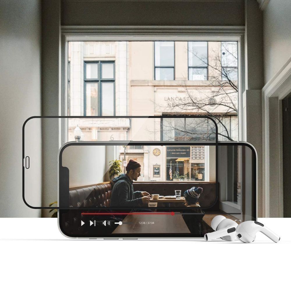 Apsauginis stiklas Hofi Glass Pro+ 2 vnt. iPhone 16 Pro Max / 17 Pro Max, juodas -- iPhone 16 Pro Max, iPhone 17 Pro Max