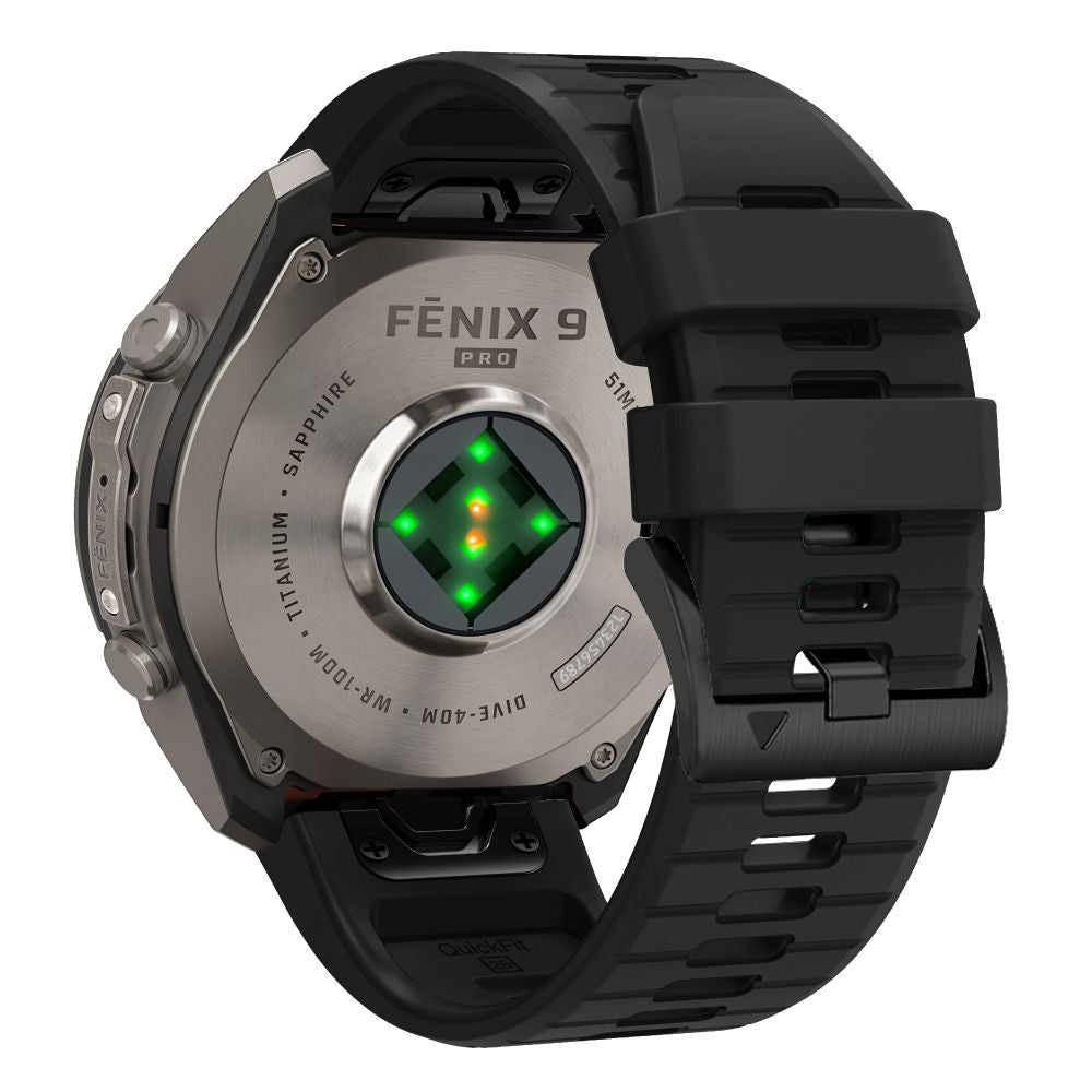 Dirželis Tech-Protect Silicone Garmin Fenix 5 / 6 / 6 Pro / 7 / 8 / 8 Pro / E / 9 / 9 Pro (51 mm), juodas -- Garmin Fenix...