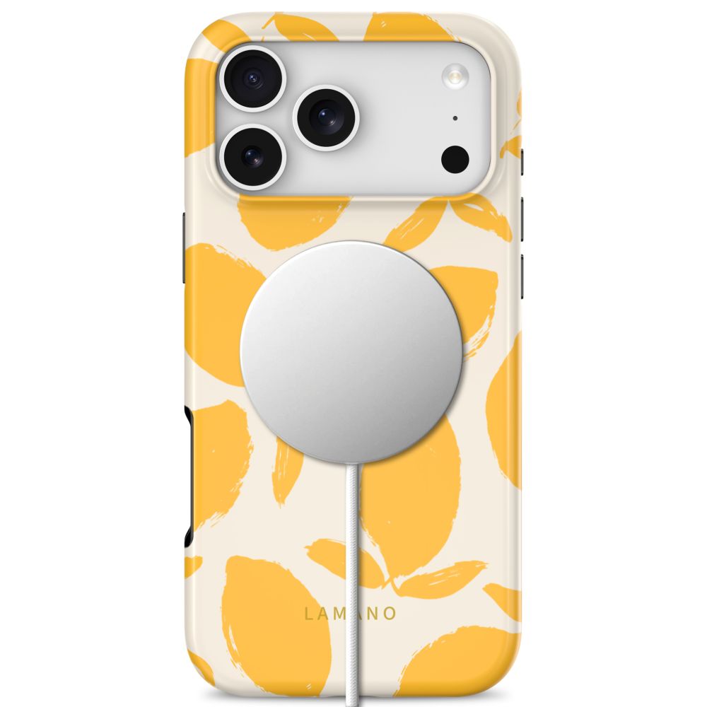 Dėklas Tech-Protect Lamano MagSafe iPhone 17 Pro / 18 Pro Lemon Haze -- iPhone 17 Pro, iPhone 18 Pro