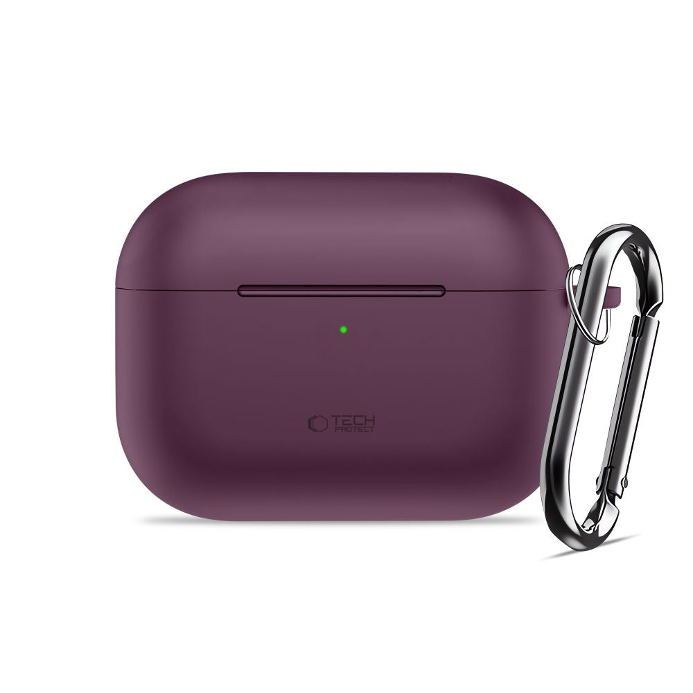 Dėklas Tech-Protect Silicone Hook Apple AirPods Pro 3, bordo -- AirPods Pro 3
