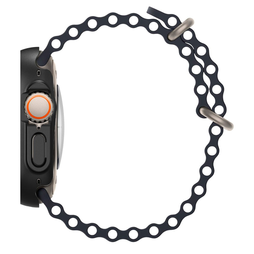 Dėklas Spigen Thin Fit 360 Apple Watch Ultra 1 / 2 (49 mm), juodas -- Apple Watch Ultra (49 mm), Apple Watch Ultra 2 (49 mm)