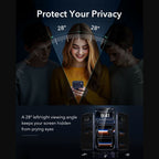 Apsauginis privatumo stiklas ESR UltraFit Armorite, 2 vnt., iPhone 18 Pro Max -- iPhone 18 Pro Max