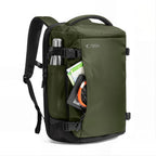 Kuprinė Tech-Protect Defender S70, kabinos bagažo, Ryanair ir Wizz Air, 24L, 40x30x20 cm, tamsiai žalia --...
