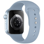 Dirželis Tech-Protect Silicone Apple Watch 8 / 9 / 10 / 11 / 12 / SE / Ultra (44 / 45 / 46 / 49 mm), džinso mėlynas --...
