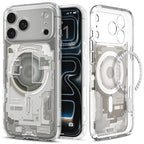 Dėklas Spigen Ultra Hybrid MagSafe iPhone 17 Pro / 18 Pro Zero One, natūralus titanas -- iPhone 17 Pro, iPhone 18 Pro