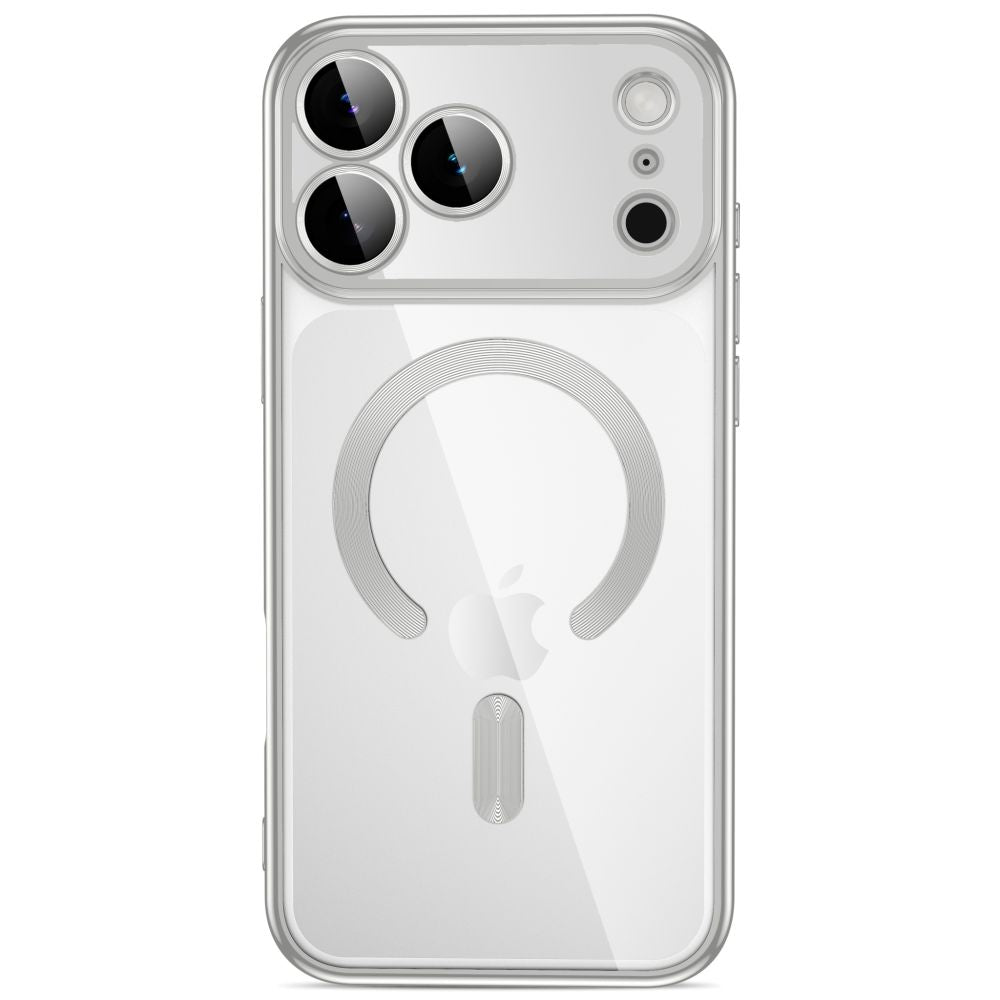 Dėklas Tech-Protect MagFlex MagSafe iPhone 17 Pro Max / 18 Pro Max, blizgus sidabrinis -- iPhone 17 Pro Max, iPhone 18...