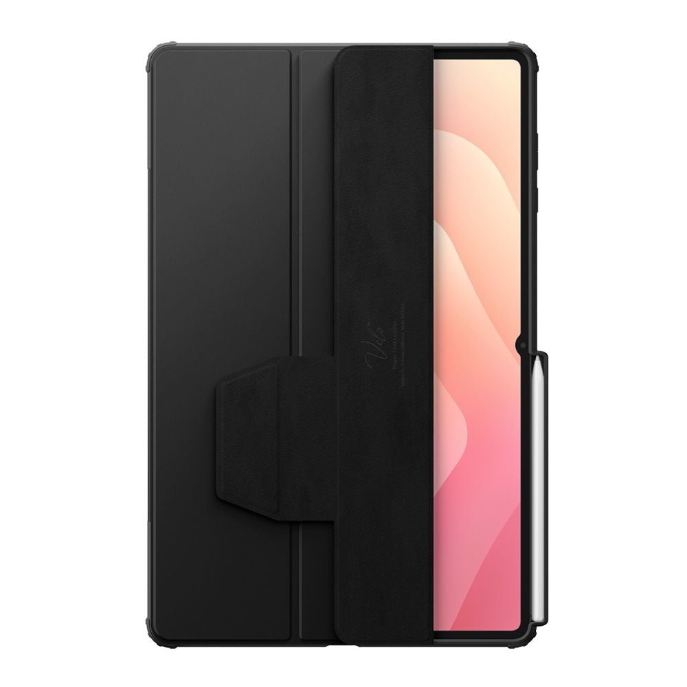 Dėklas Spigen Airskin Pro Galaxy Tab S11 Ultra / S12 Ultra 14.6, juodas -- Galaxy Tab S11 Ultra, Galaxy Tab S12 Ultra