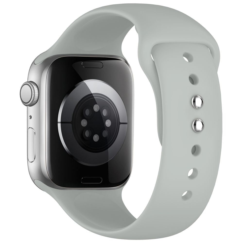 Dirželis Tech-Protect Silicone Apple Watch 8 / 9 / 10 / 11 / 12 / SE (40 / 41 / 42 mm), pilkas -- Apple Watch 8 (41 mm),...