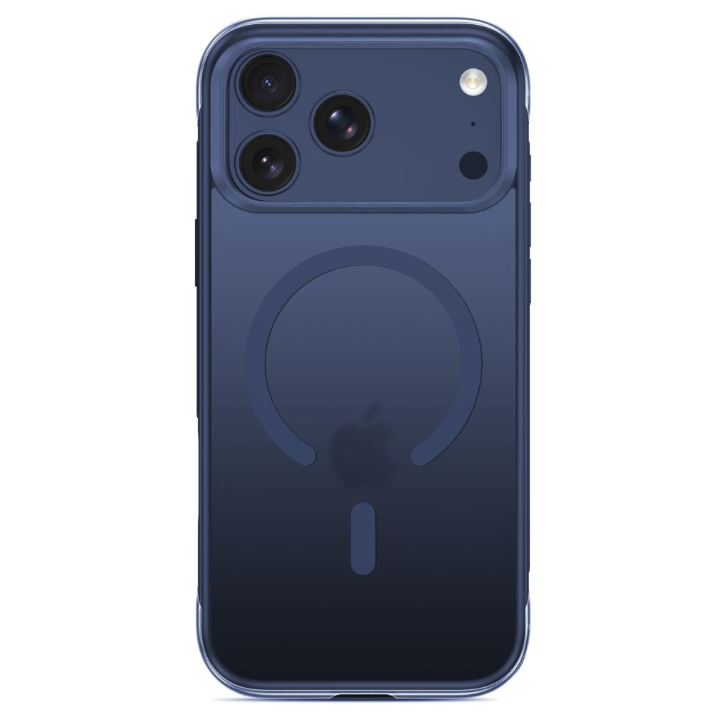 Dėklas Tech-Protect MagAir MagSafe CC iPhone 17 Pro Max / 18 Pro Max, matinis tamsiai mėlynas -- iPhone 17 Pro Max,...