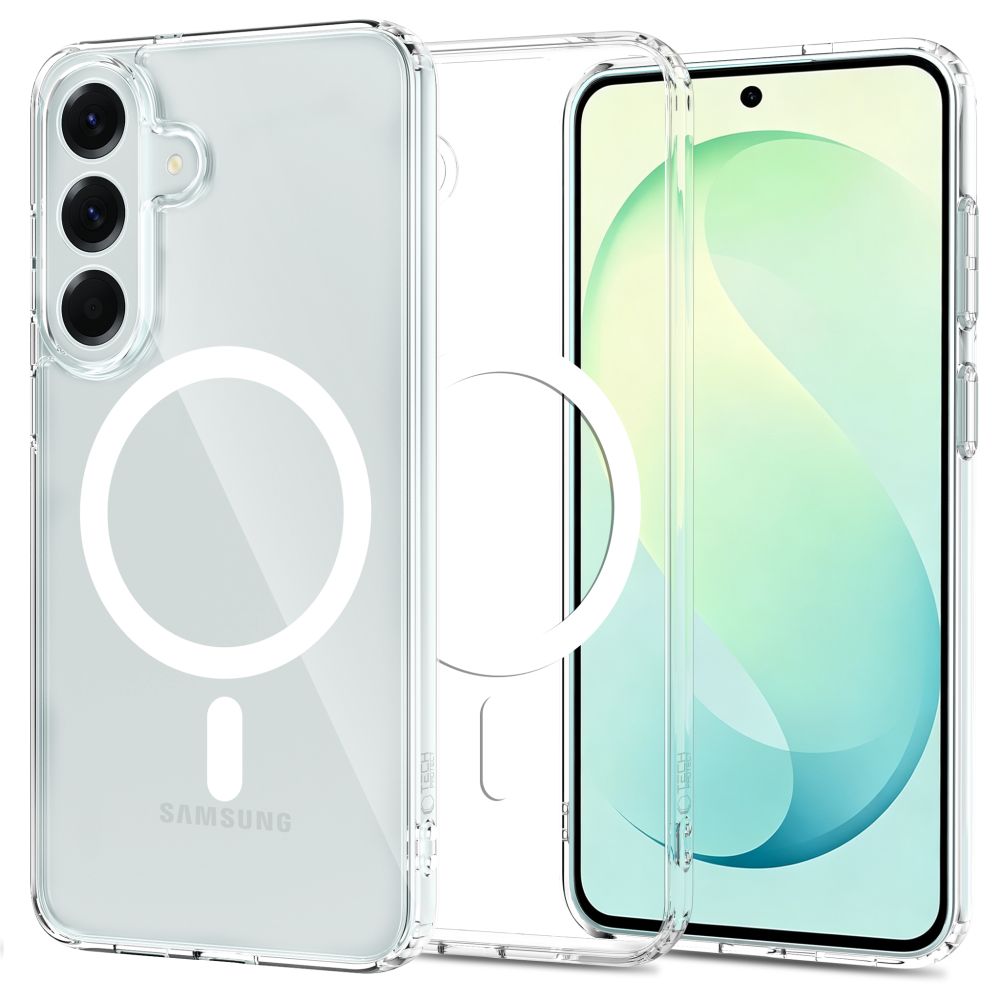 Dėklas Tech-Protect FlexAir Hybrid MagSafe Galaxy S26 FE, skaidrus -- Galaxy S26 FE