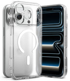 Dėklas Ringke Fusion Magnetic MagSafe iPhone 17 Pro Max / 18 Pro Max, matinis skaidrus -- iPhone 17 Pro Max, iPhone 18...