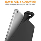 Dėklas Tech-Protect SmartCase iPad 9.7 5 / 6 (2017-2018), juodas -- iPad 5 (2017), iPad 6 (2018)