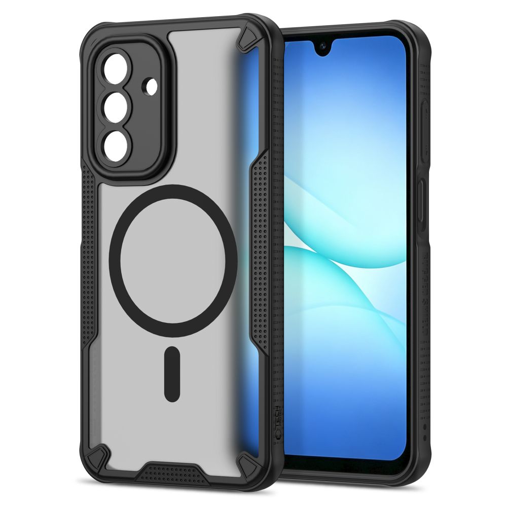 Dėklas Tech-Protect Rugged Shield MagSafe Galaxy A17 / A18 / A26 4G / 5G, matinis juodas -- Galaxy A17, Galaxy A18,...