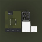 Kameros apsauginis stiklas Hofi Camring Pro+ iPhone 15 Pro / 15 Pro Max, juodas -- iPhone 15 Pro, iPhone 15 Pro Max