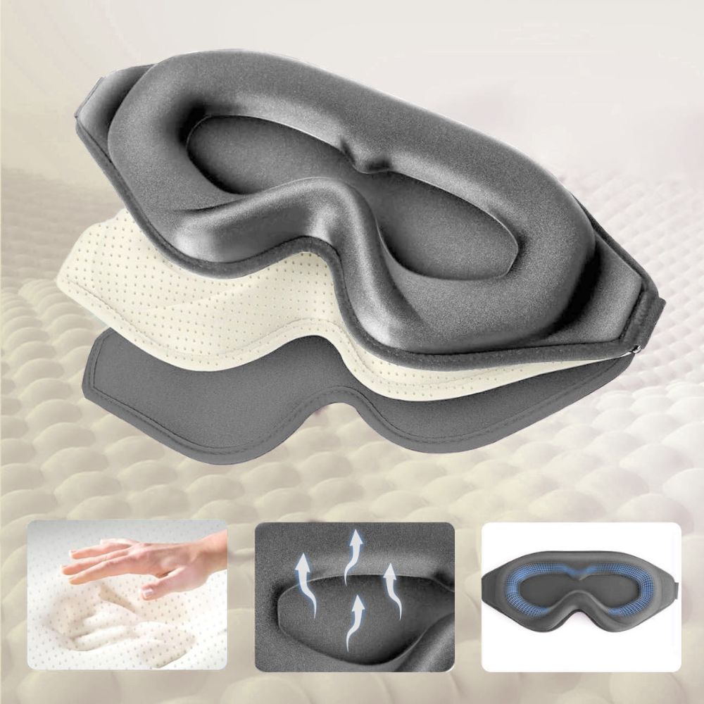 Miego kaukė Tech-Protect Eyeshade, pilka -- TECH-PROTECT//Akcesoria//Gadżety
