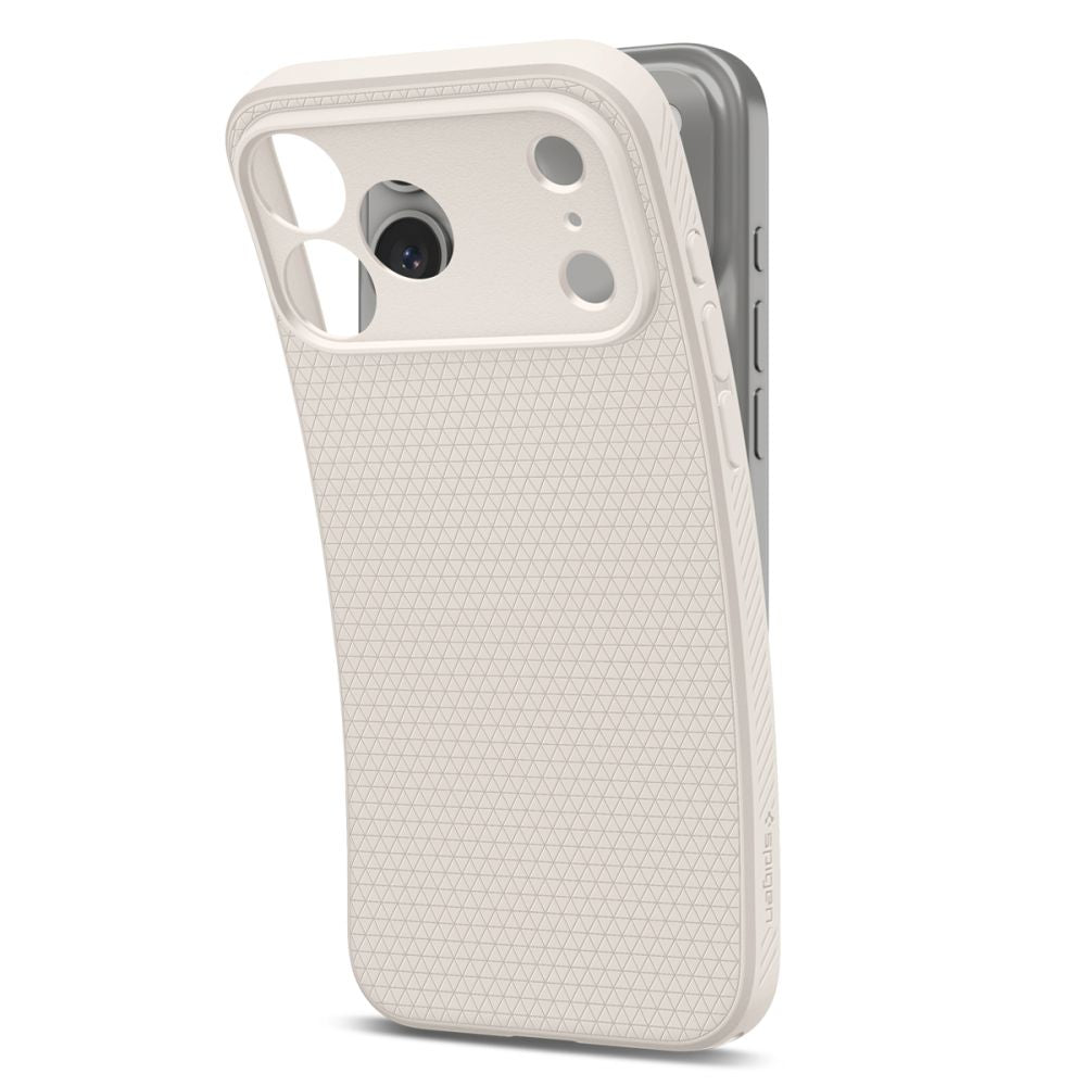 Dėklas Spigen Liquid Air iPhone 17 Pro / 18 Pro, natūralus titanas -- iPhone 17 Pro, iPhone 18 Pro