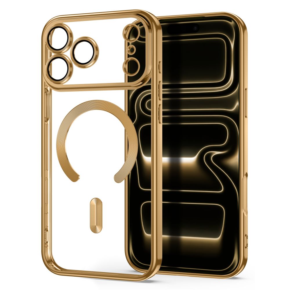 Dėklas Tech-Protect MagFlex MagSafe iPhone 17 Pro / 18 Pro, blizgus auksinis -- iPhone 17 Pro, iPhone 18 Pro