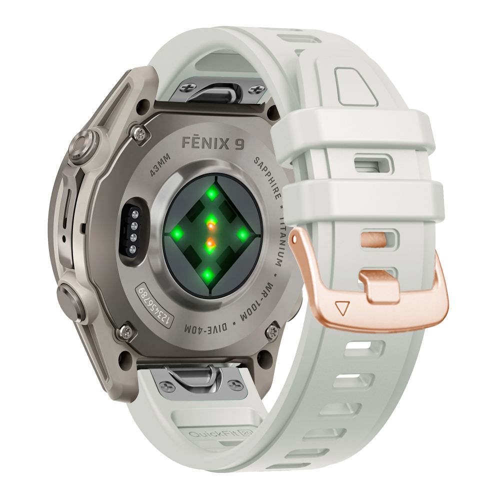 Dirželis Tech-Protect Silicone Garmin Fenix 5S / 5S Plus / 6S / 6S Pro / 7S / 8 / 9 / 9 Pro (43 mm), pilkas -- Garmin...