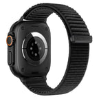 Dirželis Tech-Protect NylonLoop Apple Watch 8 / 9 / 10 / 11 / 12 / SE (40 / 41 / 42 mm), juodas -- Apple Watch 8 (41 mm),...