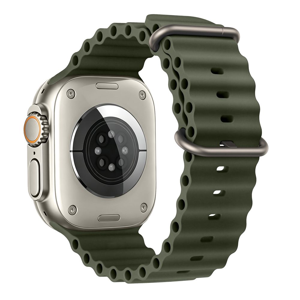 Dirželis Tech-Protect Iconband Pro Apple Watch 8 / 9 / 10 / 11 / 12 / SE / Ultra (44 / 45 / 46 / 49 mm), kariškas žalias...