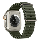 Dirželis Tech-Protect Iconband Pro Apple Watch 8 / 9 / 10 / 11 / 12 / SE / Ultra (44 / 45 / 46 / 49 mm), kariškas žalias...
