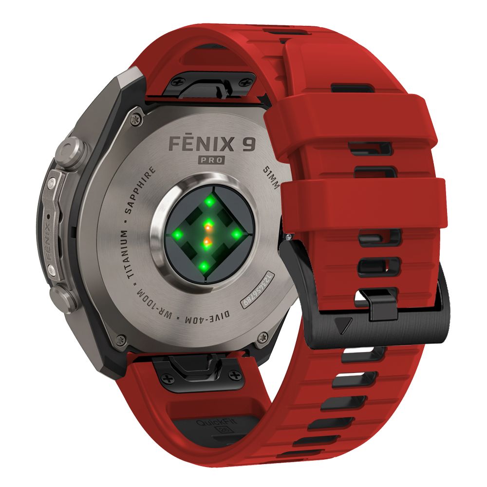 Dirželis Tech-Protect IconBand Pro Garmin Fenix 5X / 5X Plus / 6X / 6X Pro / 7X / 8 / 8 Pro / 9 / 9 Pro (47 mm), raudonas...