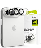 Kameros apsauginis stiklas Ringke Camera Full Cover iPhone Duo, 2 vnt., juodas -- iPhone Duo
