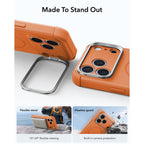 Dėklas ESR Cyber Tough Kickstand MagSafe iPhone 17 Pro / 18 Pro, oranžinis -- iPhone 17 Pro, iPhone 18 Pro