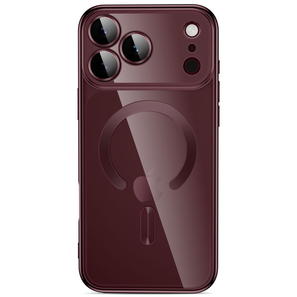 Dėklas Tech-Protect MagFlex MagSafe iPhone 17 Pro / 18 Pro, blizgios bordo spalvos -- iPhone 17 Pro, iPhone 18 Pro