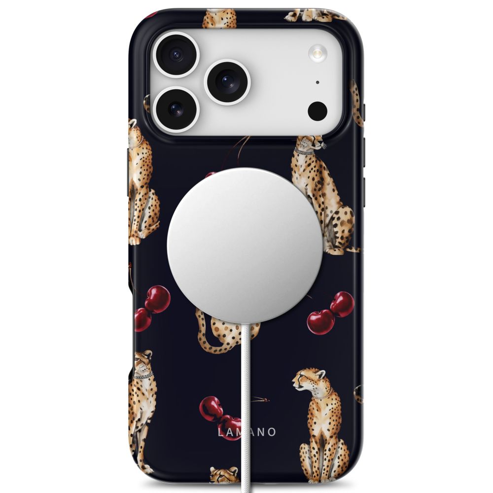 Dėklas Tech-Protect Lamano MagSafe iPhone 17 Pro Max / 18 Pro Max, Midnight Cherry -- iPhone 17 Pro Max, iPhone 18 Pro Max