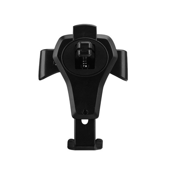 Automobilinis laikiklis H01 gravitacinis ventiliacijos grotelėms, juodas