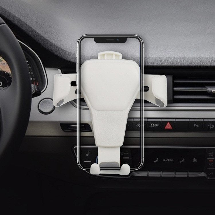 Automobilinis laikiklis H01 gravitacinis ventiliacijos grotelėms, juodas