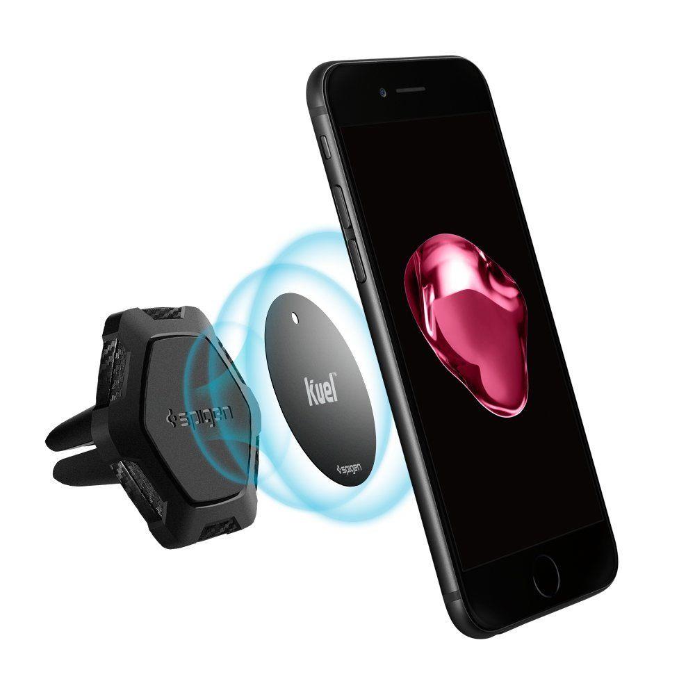 Spigen QS11 magnetinis telefono laikiklis – juodas