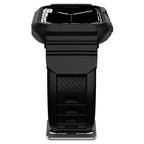 Spigen Rugged Armor Pro dėklas su dirželiu Apple Watch 44/45 mm – juodas