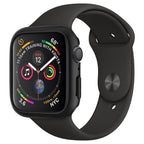 Spigen Thin Fit dėklas Apple Watch 44 mm (4/5/6/SE) – juodas